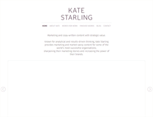 Tablet Screenshot of katestarling.com